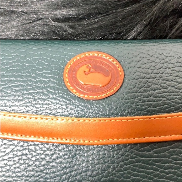 Dooney & Bourke AWL Check Book Wallet hunter green - Picture 8 of 12